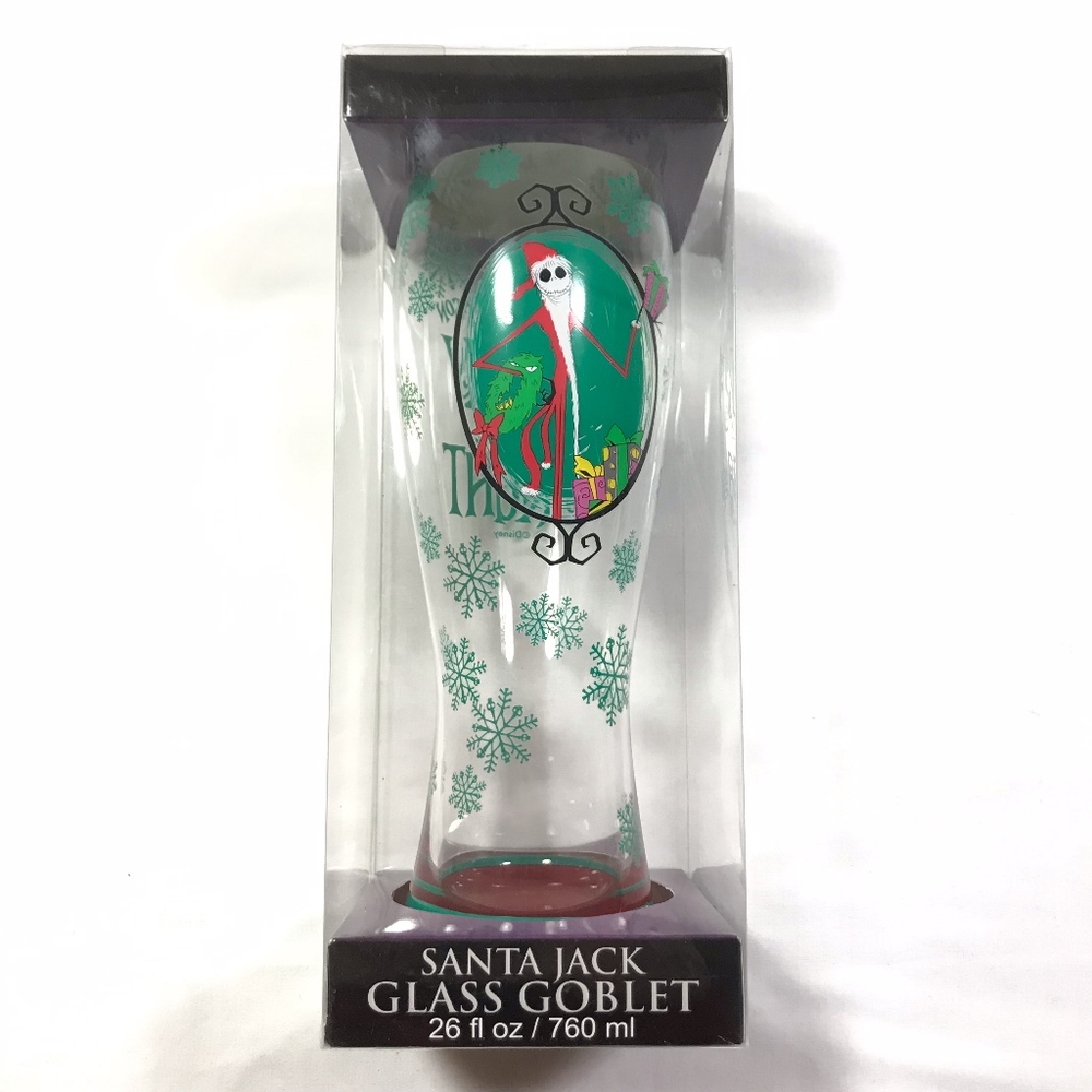 Disney's Santa Jack Glass Goblet
